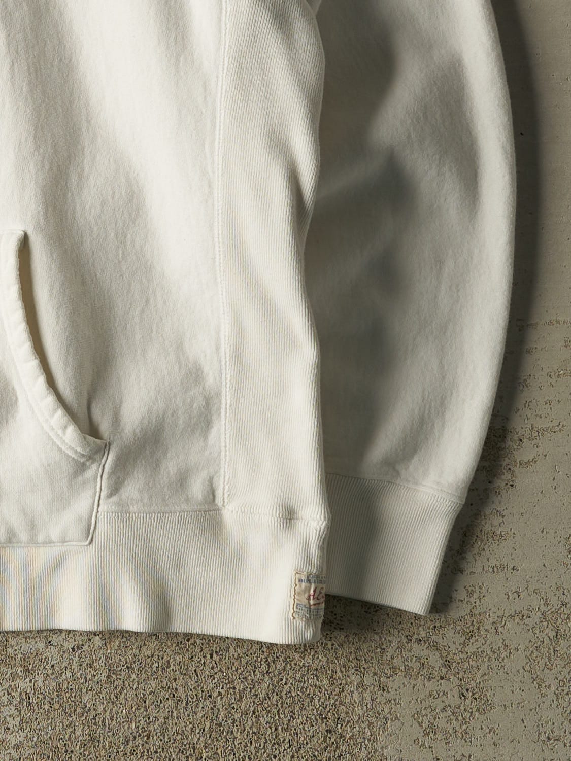 Vintage Y2K White American Eagle Lake Valley Hoodie (XL) - Image 4