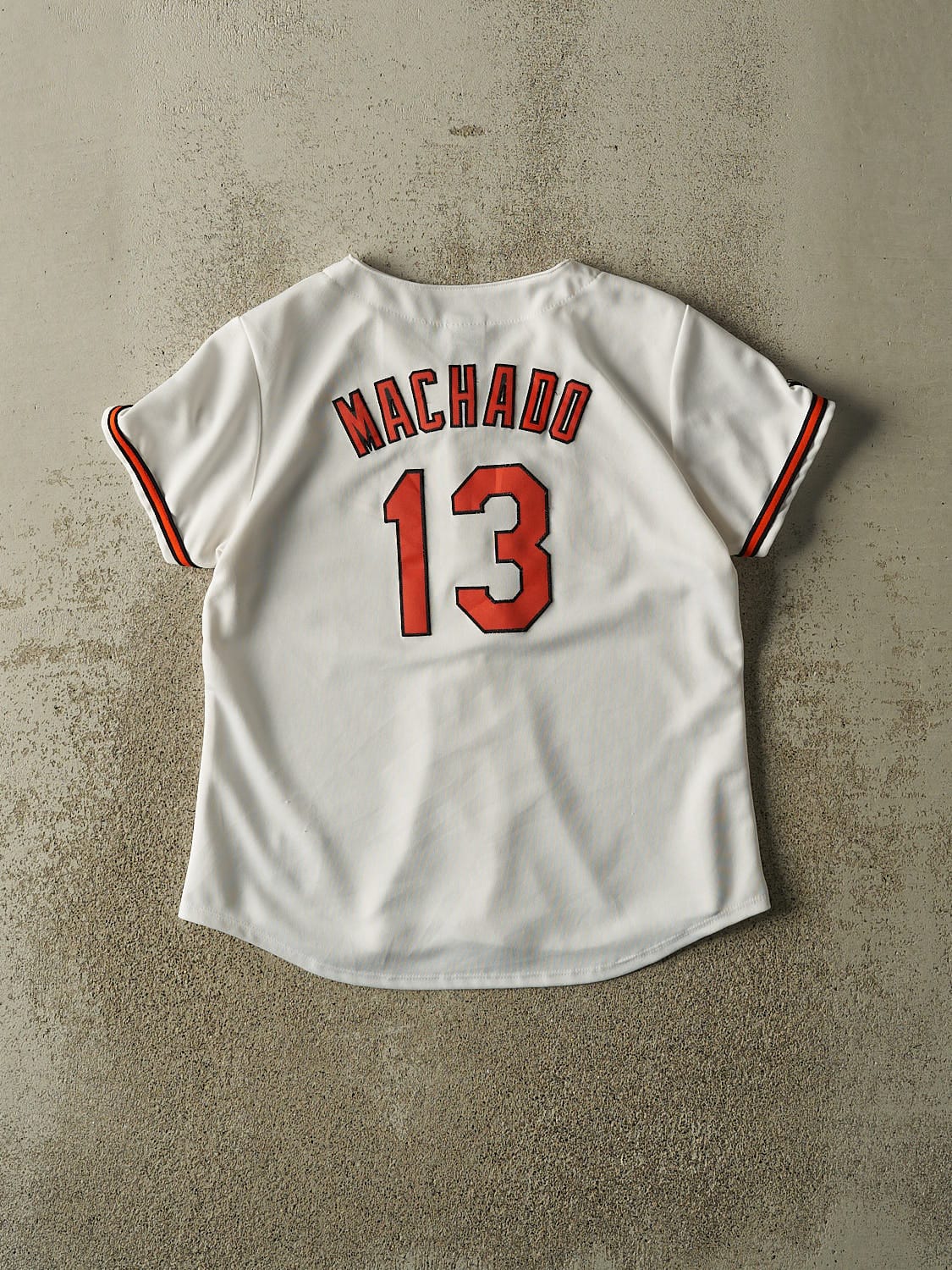 Vintage Y2K White Baltimore Orioles #13 Manny Machado Baseball Jersey (S/M) - Image 3