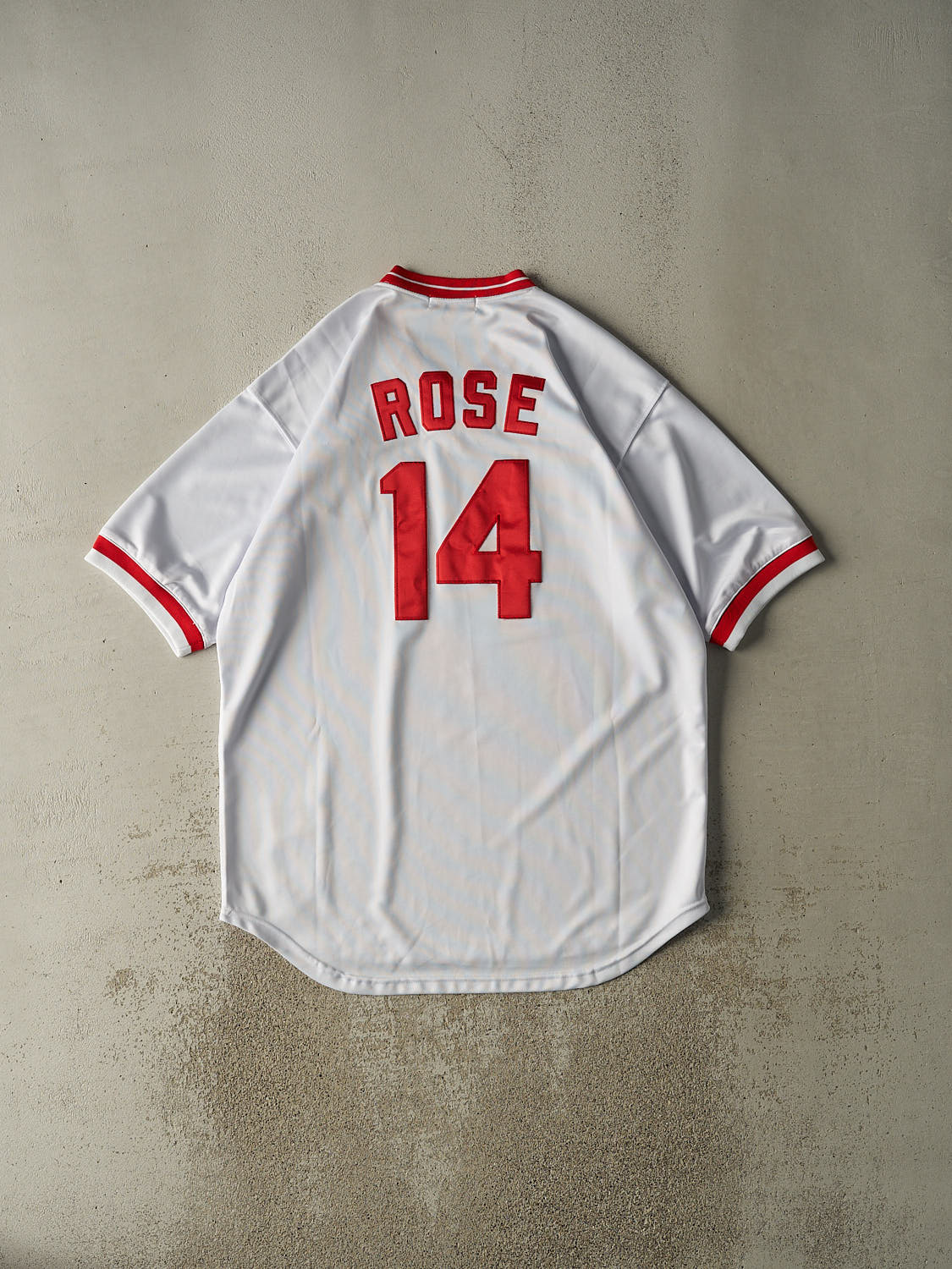 Vintage Y2K White Cincinnati Reds Pete Rose Baseball Jersey (XXL/XXXL) - Image 2