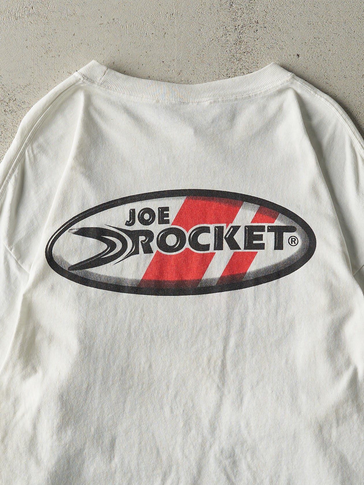 Vintage Y2K White Joe Rocket Long Sleeve (L/XL) - Image 4