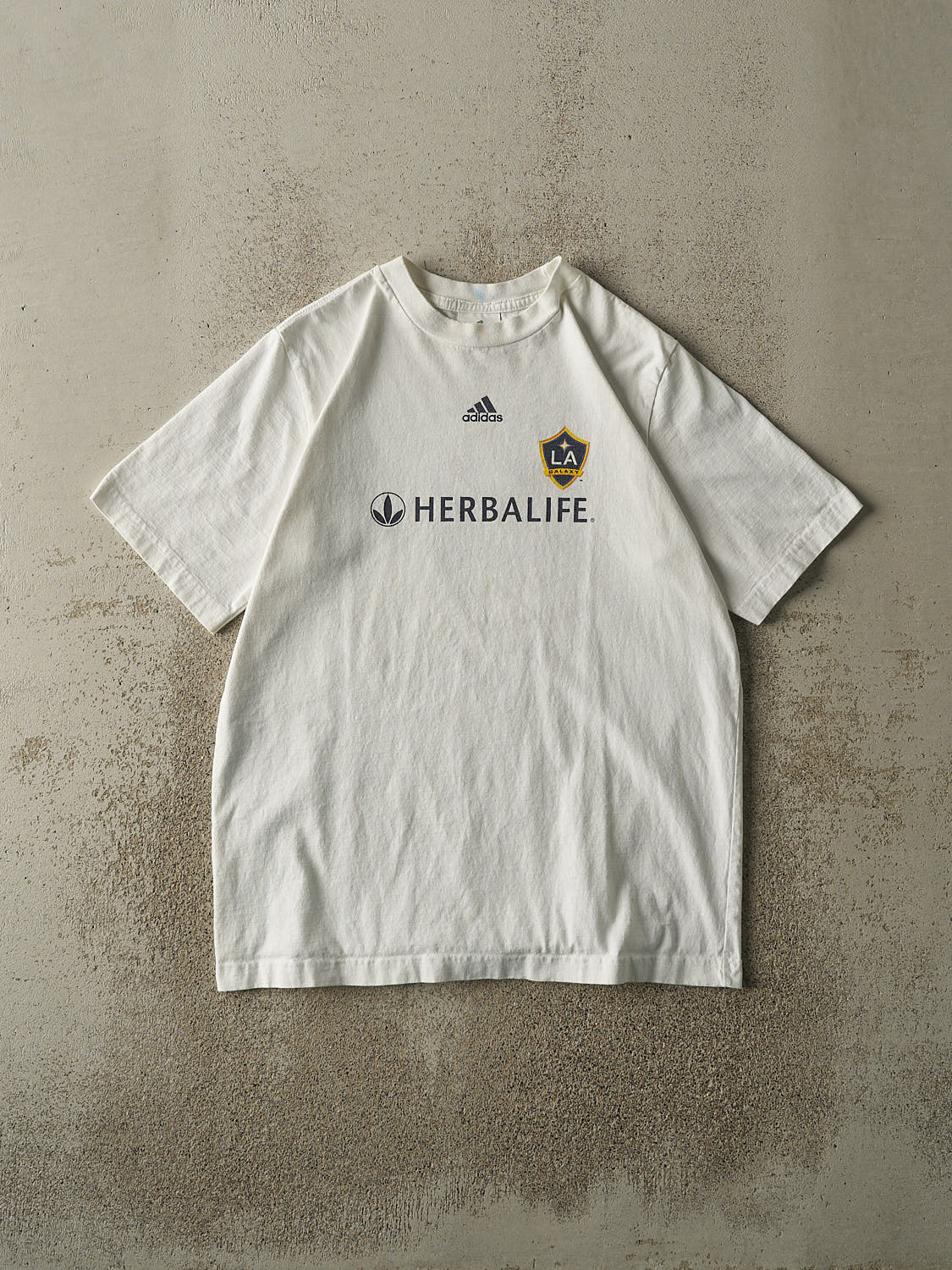 Vintage Y2K White LA Galaxy David Beckham #23 Tee (M/L)