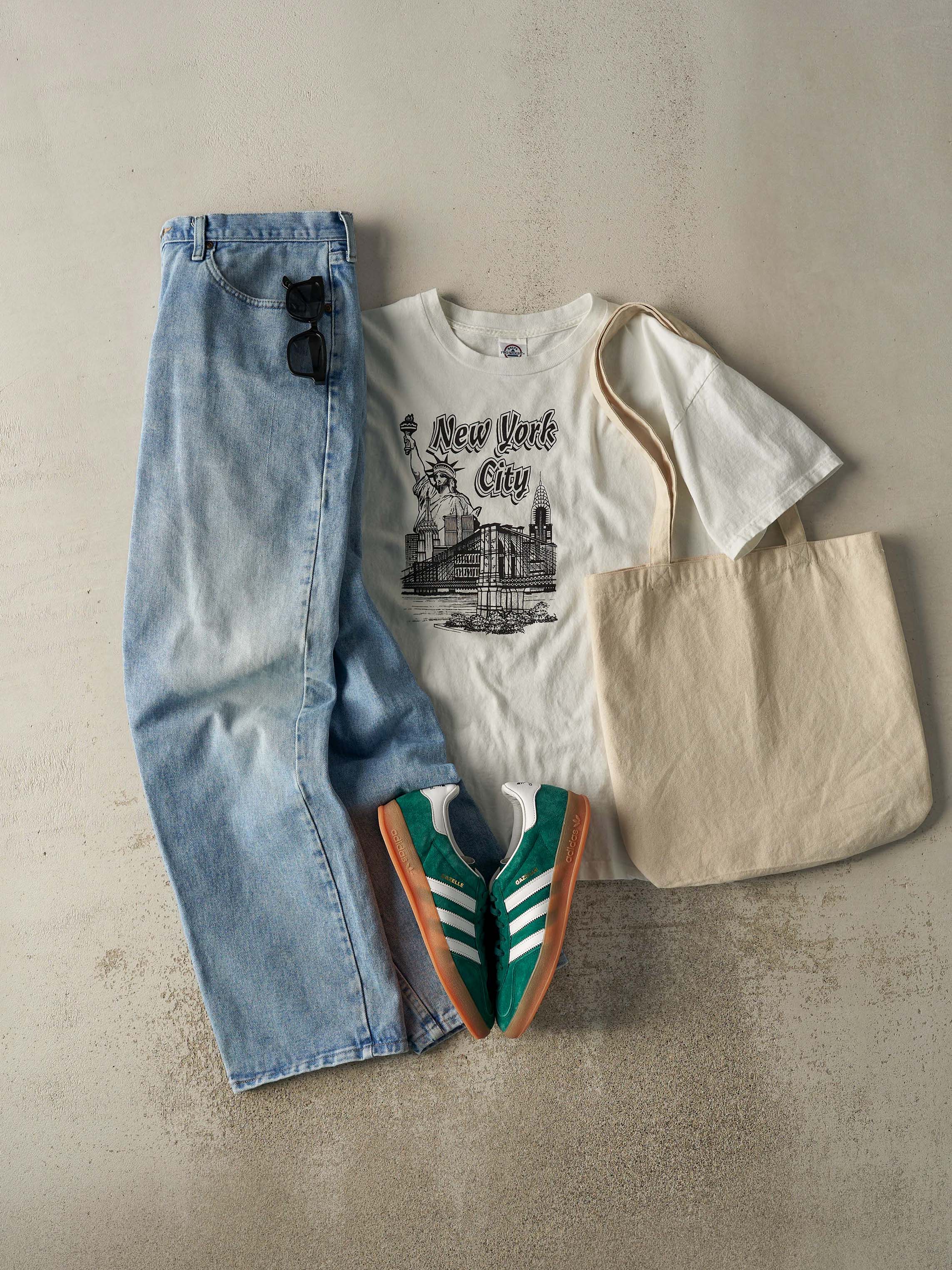 Vintage Y2K White New York City Tee (M/L) - Image 2
