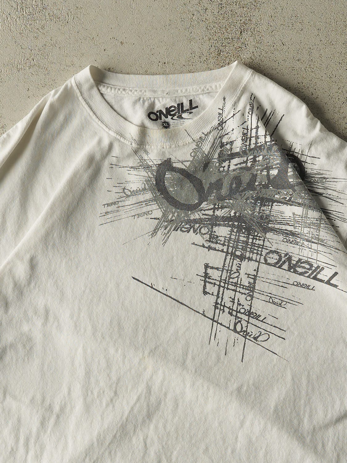 Vintage Y2K White O'Neill Tee (L) - Image 3