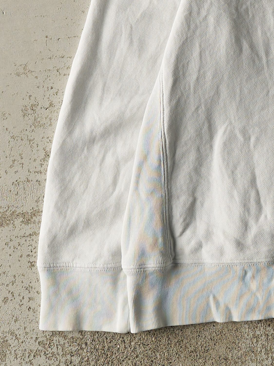 Vintage Y2K White Ralph Lauren Polo Jeans Co Lightweight Crewneck (XS/S) - Image 3