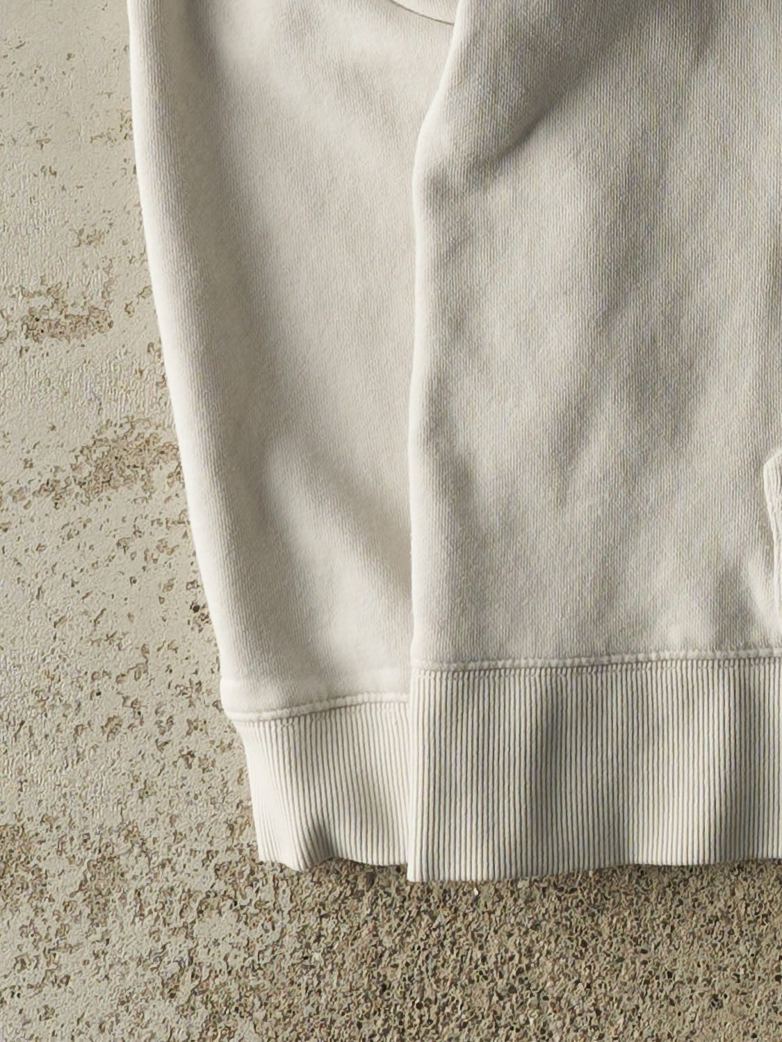 Vintage Y2K Beige Tommy Hilfiger Zip Up Hoodie (S/M) - Image 3
