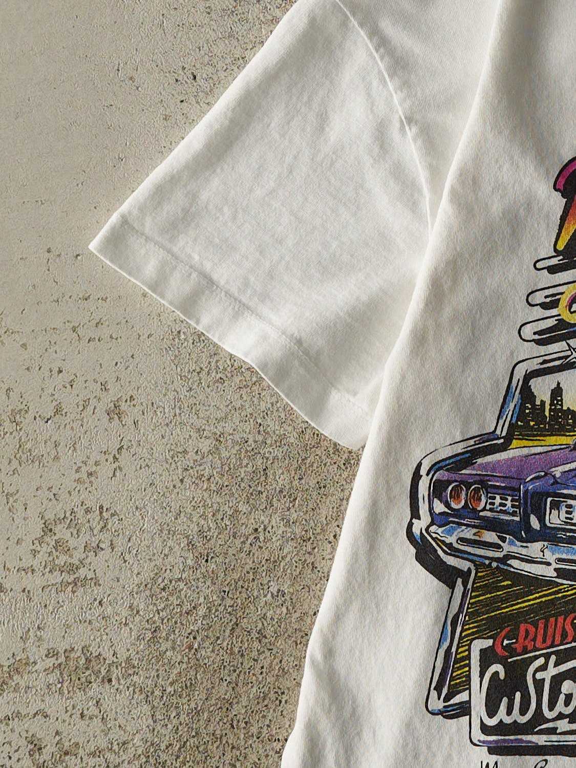 Vintage Y2K White West Coast California Tee (XS/S) - Image 3