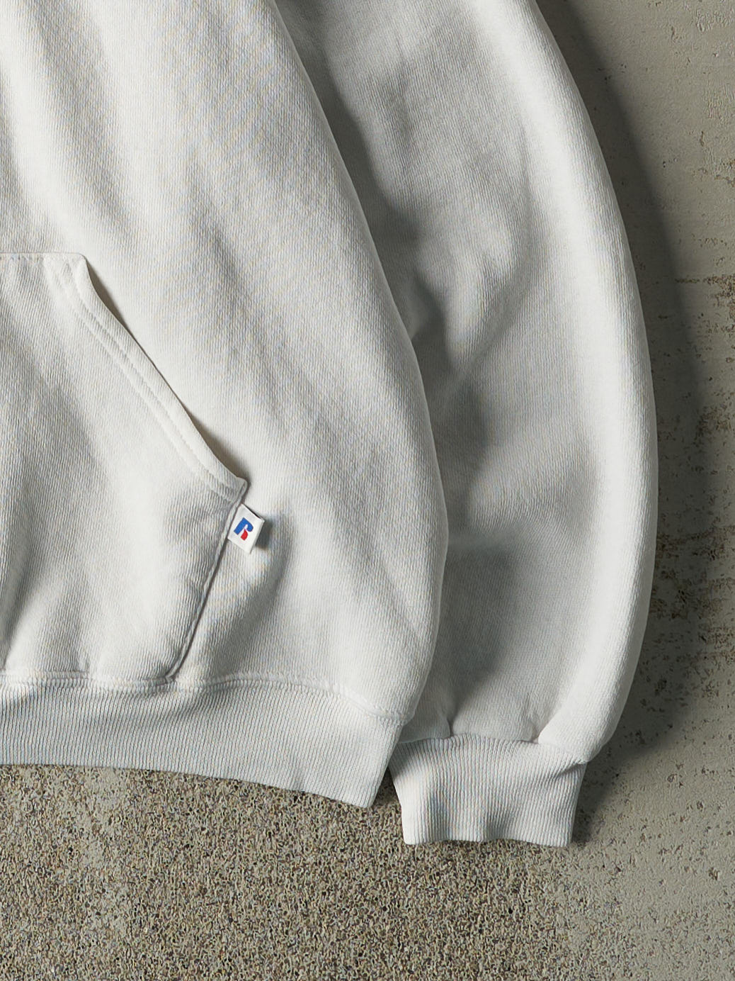 Vintage Y2K White WWU University Russell Athletic Hoodie (M) - Image 3