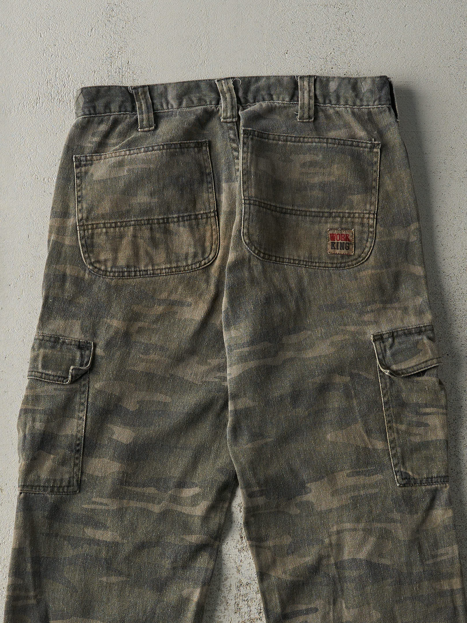 Vintage Y2K Camo Work King Cargo Pants (31x29.5) - Image 4