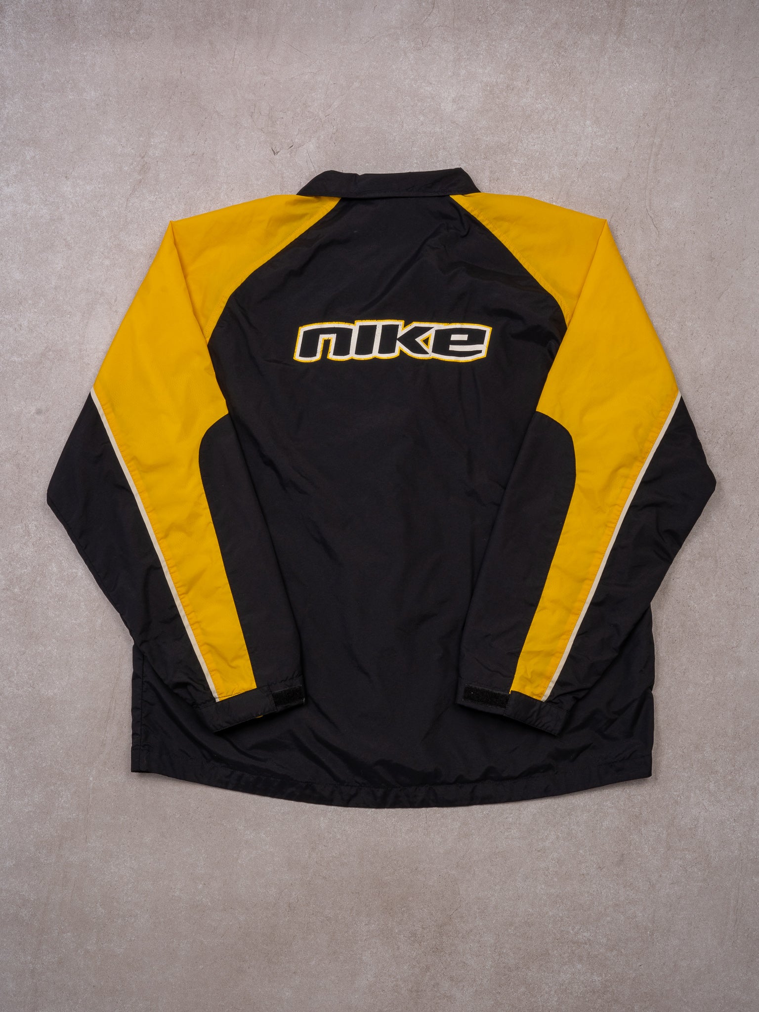 Vintage Y2K Yellow + Black Nike Windbreaker (M/L) - Image 3