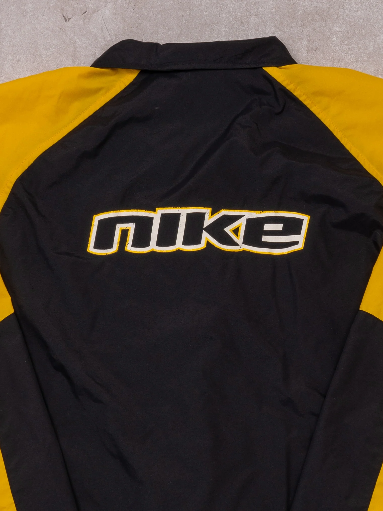 Vintage Y2K Yellow + Black Nike Windbreaker (M/L) - Image 4