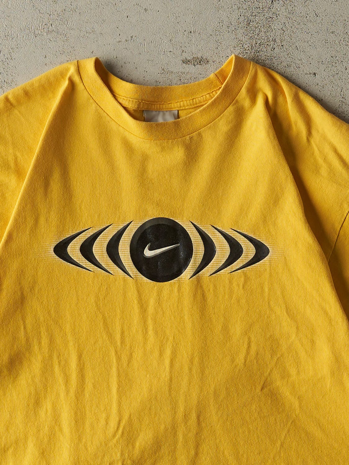 Vintage Y2K Yellow Nike Tee (L/XL) - Image 2
