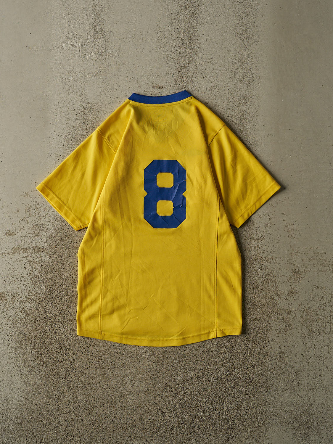 Vintage Y2K Yellow Umbro Soccer Jersey (S/M) - Image 2